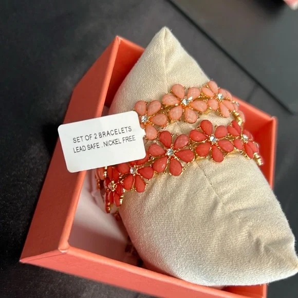 Piper K | Daisy Bracelet Set in Corals ✨ - Picture 4 of 6